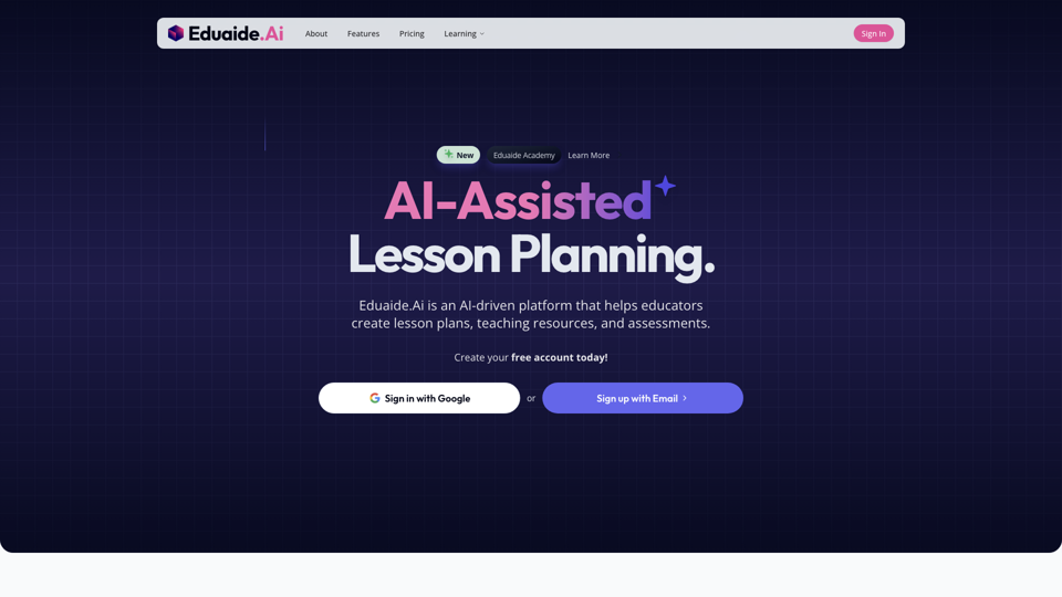 Eduaide.Ai: Instruction by Design