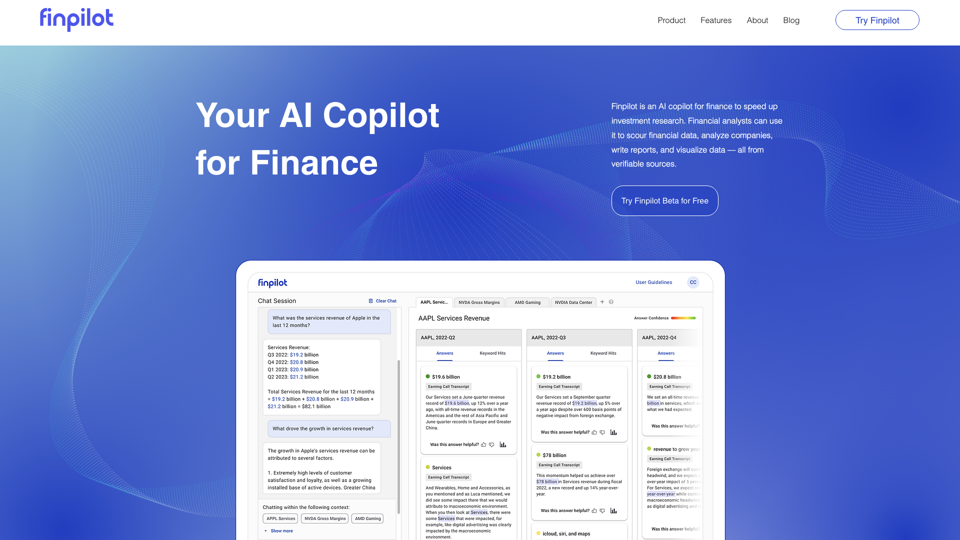 Finpilot | Finance Analyst's AI Copilot