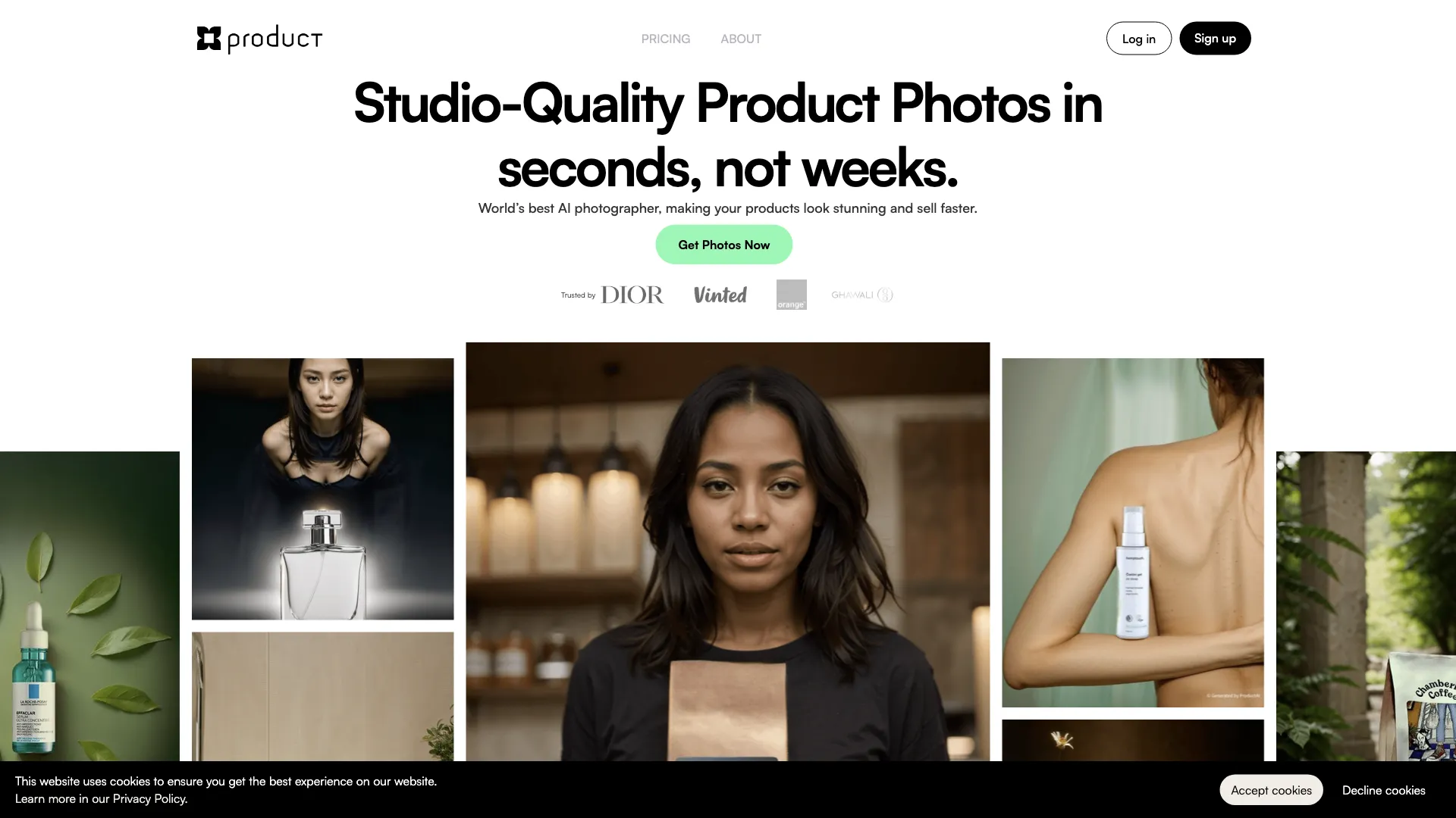 ProductAI: Professional Product photos generated with AI