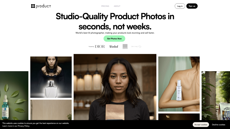 ProductAI: Professional Product photos generated with AI