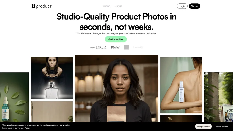 ProductAI: Professional Product photos generated with AI