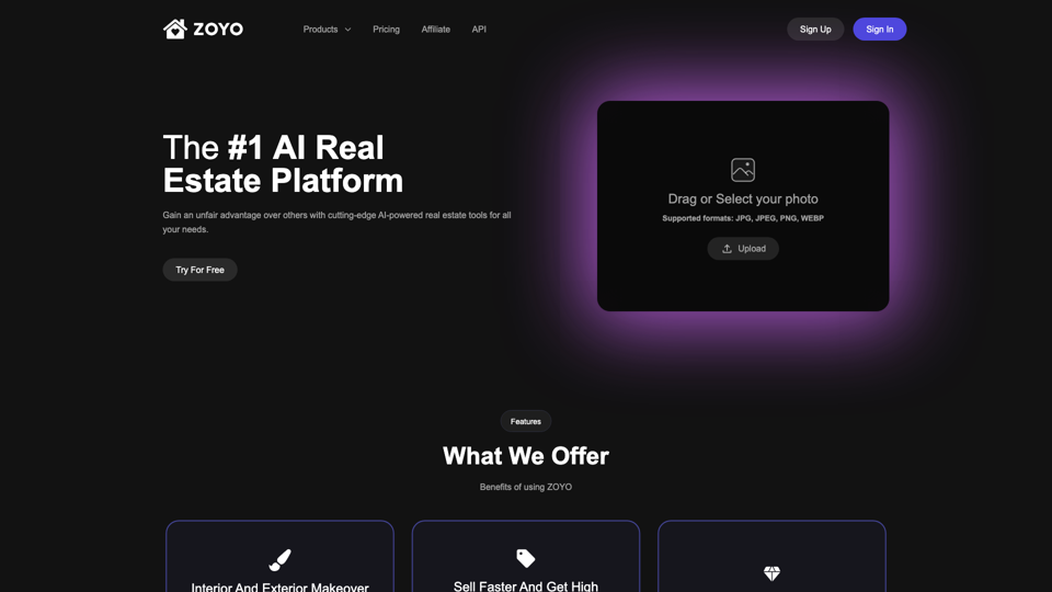 ZOYO - AI Powered Real Estate Tools