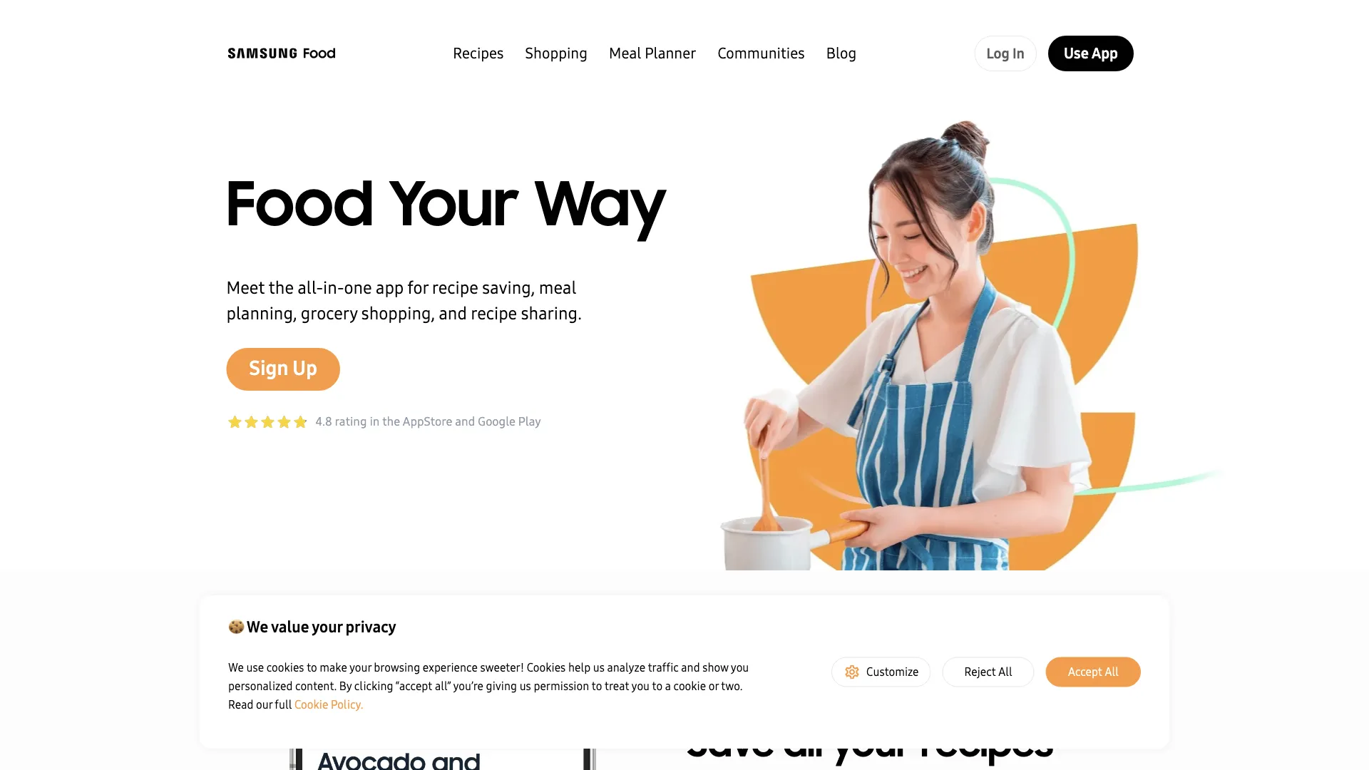 Samsung Food - The Ultimate Cooking App (Android, iOS & Web)