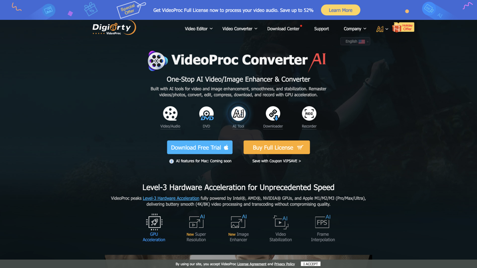 [OFFICIAL] VideoProc – One-Stop Video Processing Solution