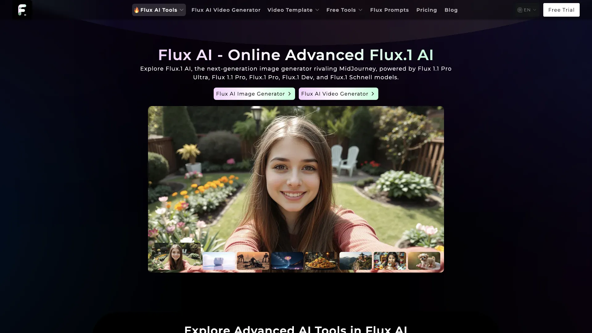 Flux AI - Free Online Advanced Flux.1 AI Image Generator