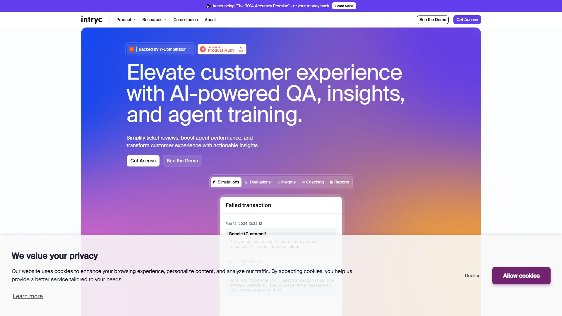 Intryc - Elevate your Customer Experience