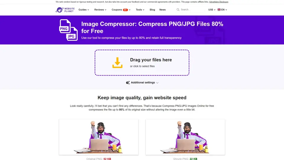 Image Compressor: Compress PNG/JPG Files 80% for Free