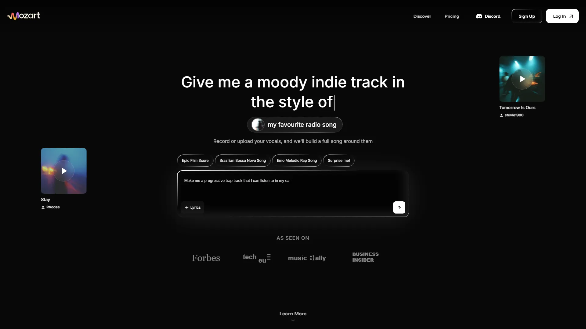 Mozart AI - AI Song Generator & Music Maker