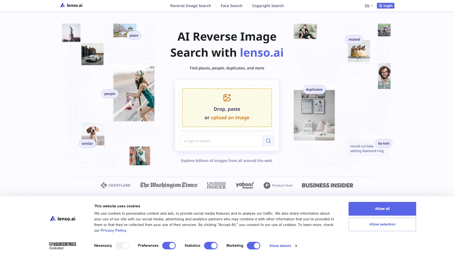 Lenso.ai - AI Reverse Image Search