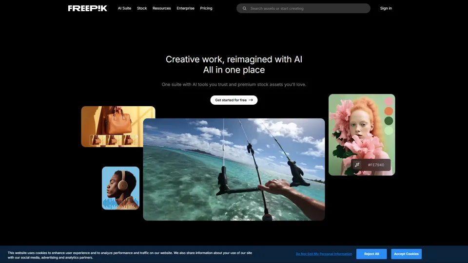 Freepik | All-in-One AI Creative Suite
