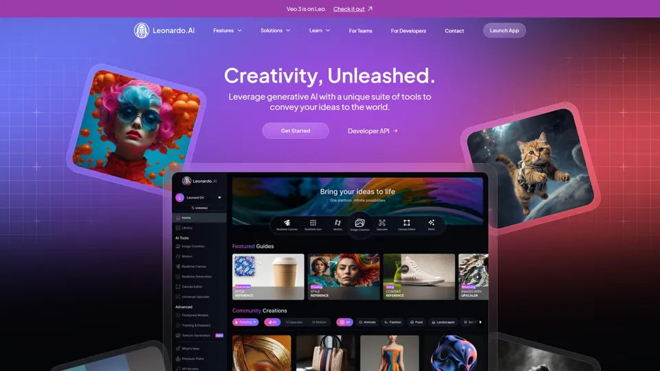 AI Image Generator - Create Art, Images & Video | Leonardo AI