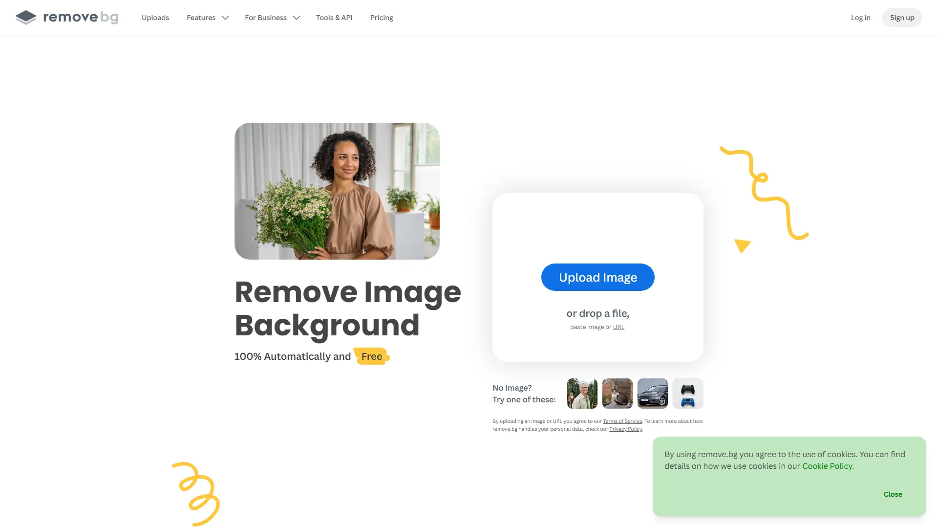 Remove Background from Image for Free – remove.bg