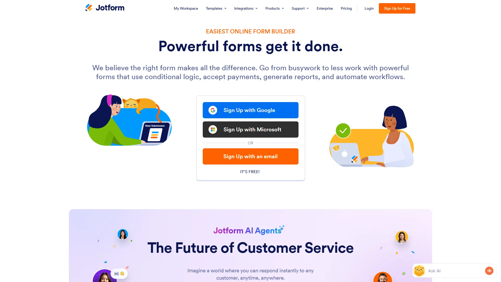 Free Online Form Builder & Form Creator | Jotform
