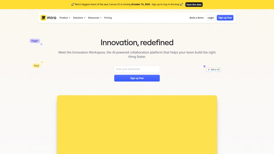 Miro | The Innovation Workspace