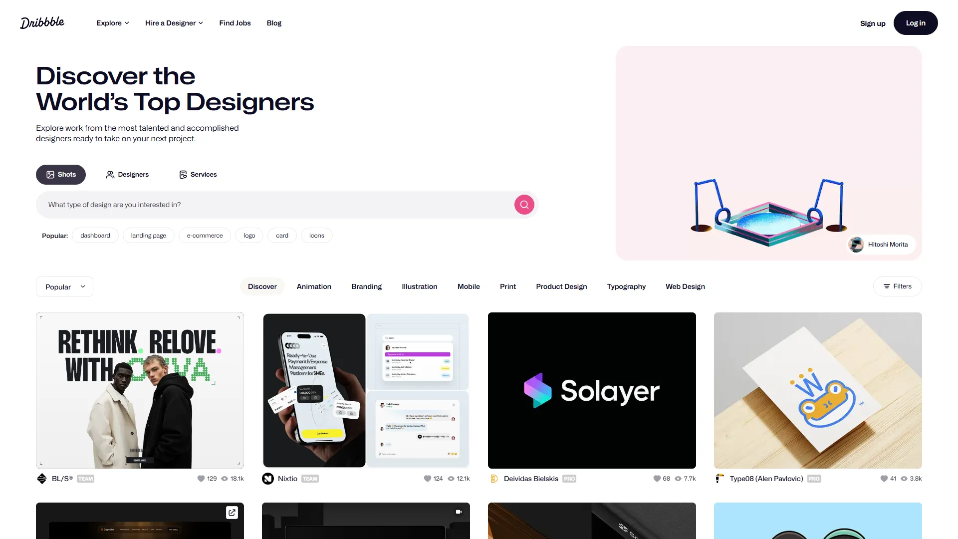 Dribbble - Discover the World’s Top Designers & Creative Professionals