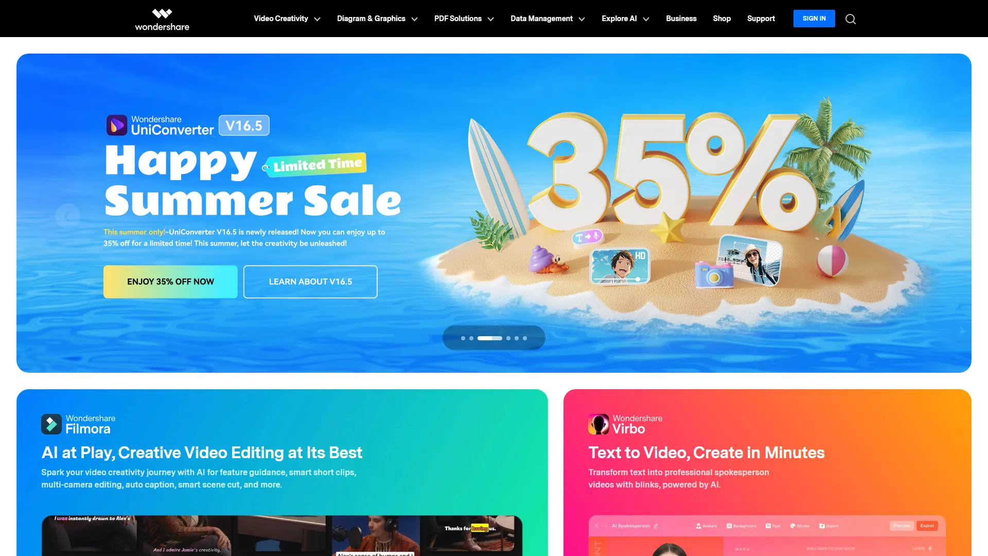 Wondershare Official Website: Creativity, Productivity, Utility