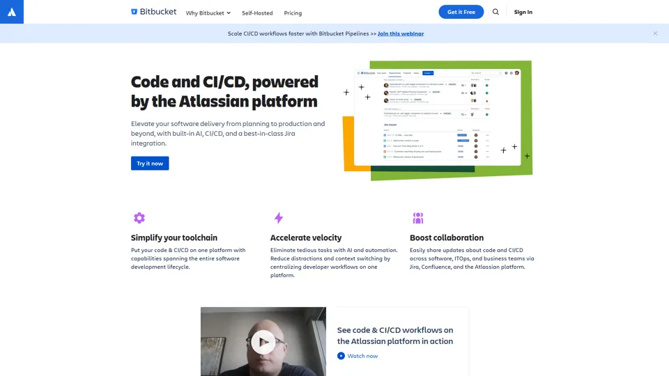 Bitbucket | Git solution for teams using Jira