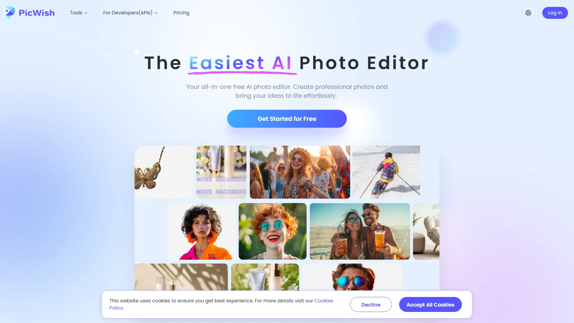 PicWish AI Photo Editor | Free Online Photo Editing Tools