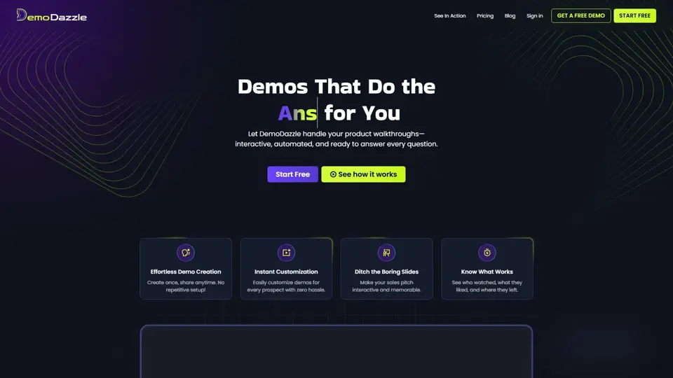 DemoDazzle – Smarter Demos, Effortless Engagement