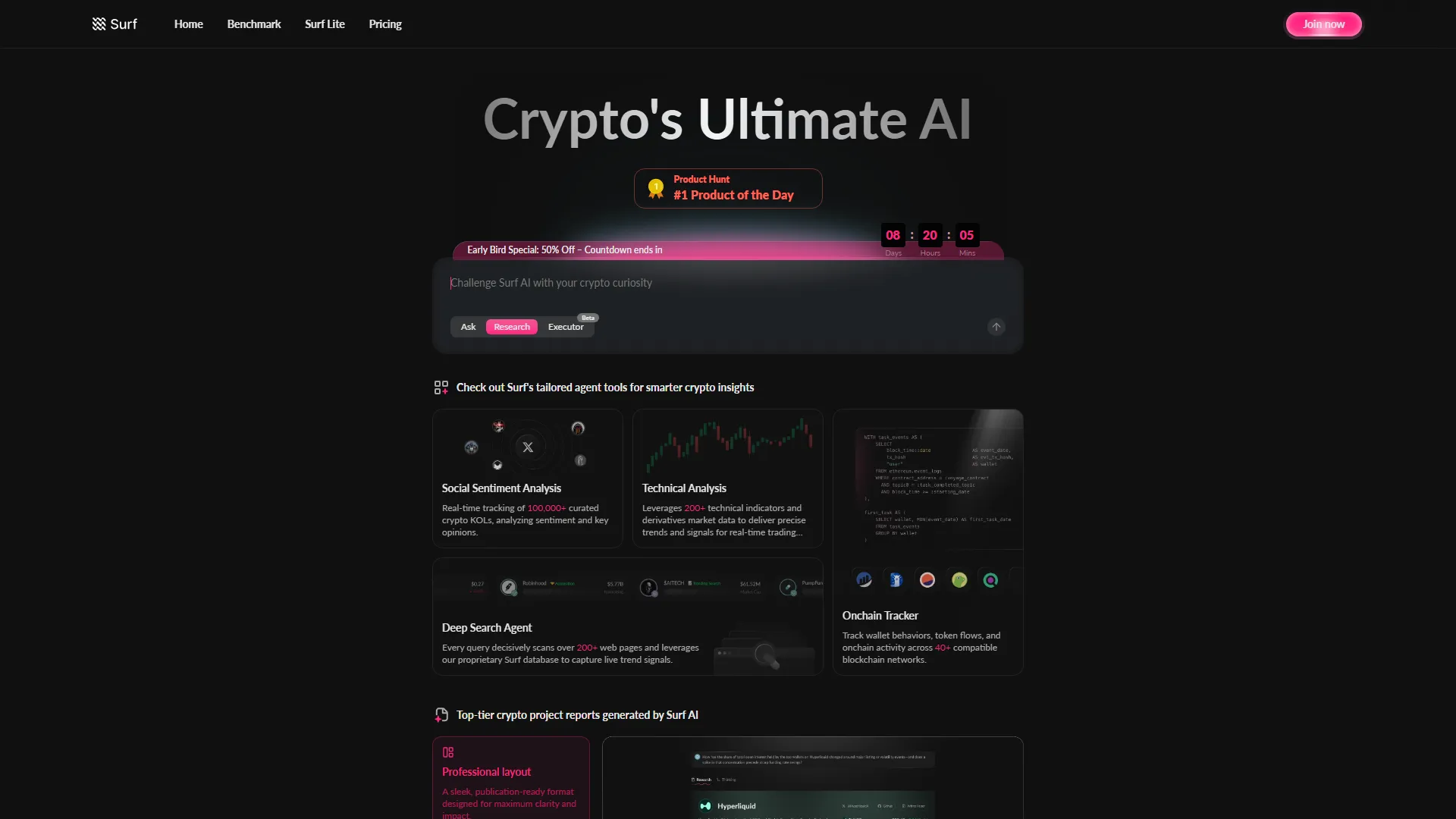 Surf - Crypto's Ultimate AI