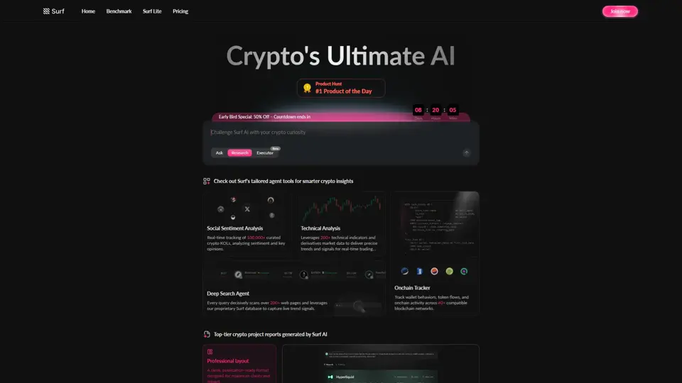 Surf - Crypto's Ultimate AI