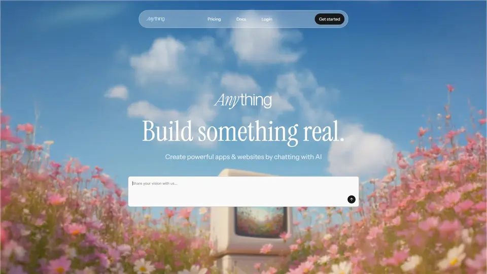 Anything - AI app builder