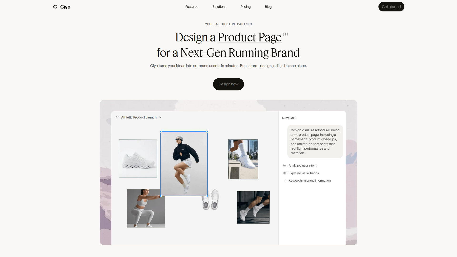 Ciyo – Tu agente de diseño con IA | Crea diseños profesionales en minutos