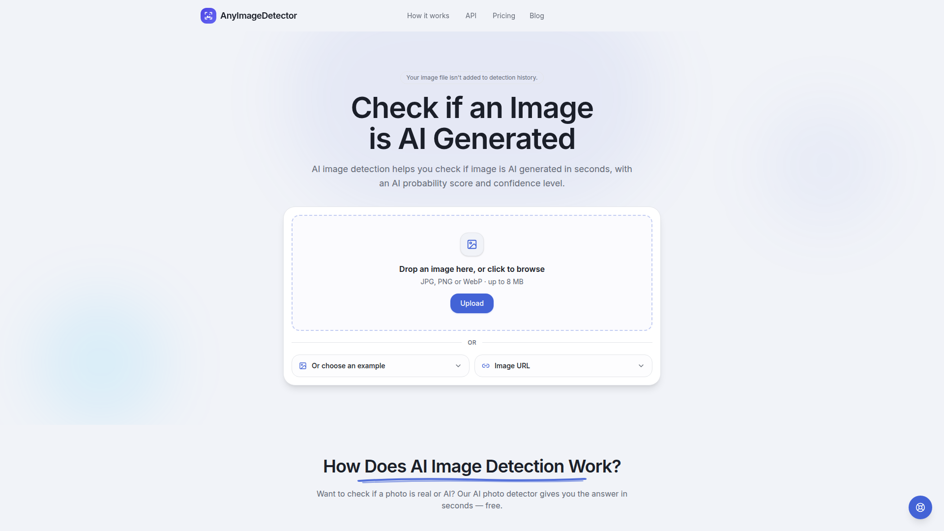 Verificar si la Imagen es Generada por IA — Detector de Imágenes IA Gratuito en Línea