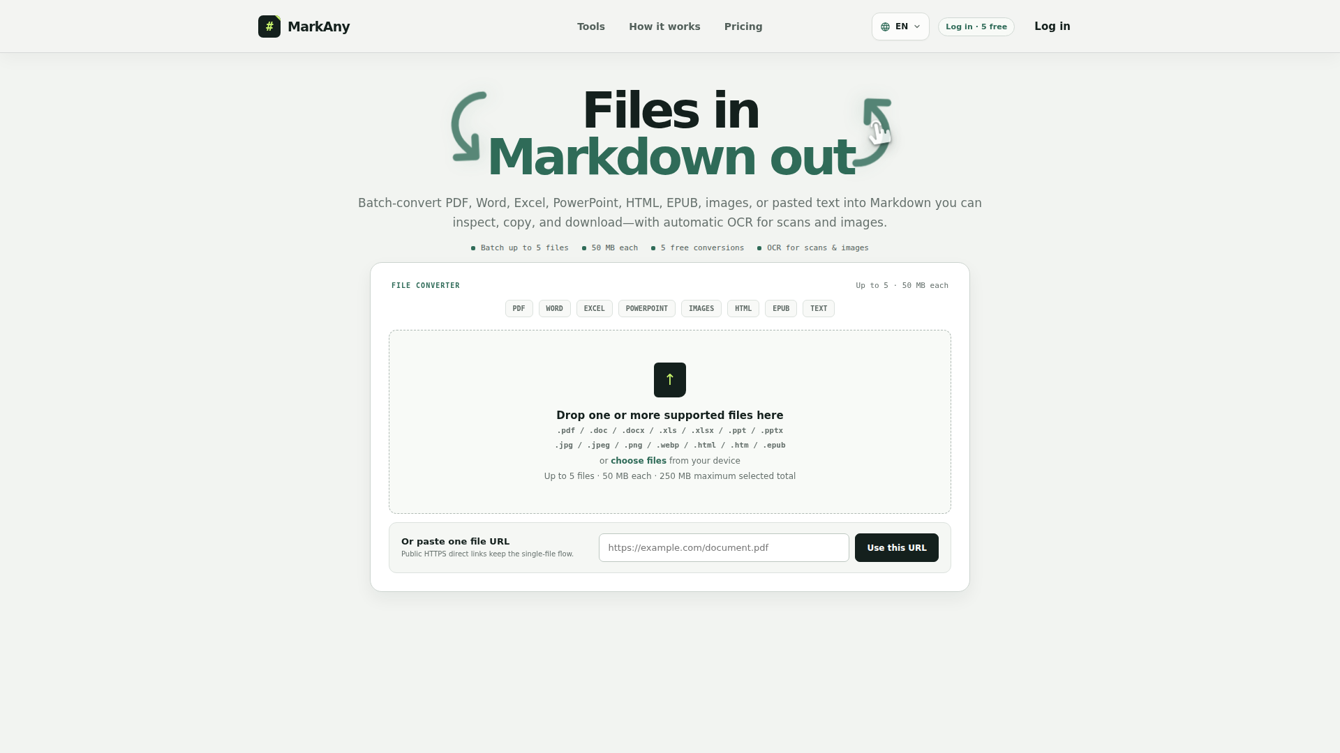 Markdown Converter – Files to MD & MD to Files | MarkAny