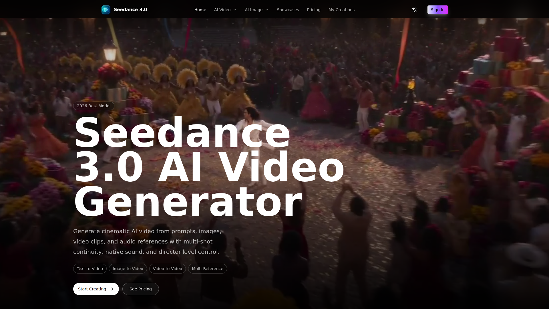 Generador de video con IA Seedance 3.0 | Video multimodal