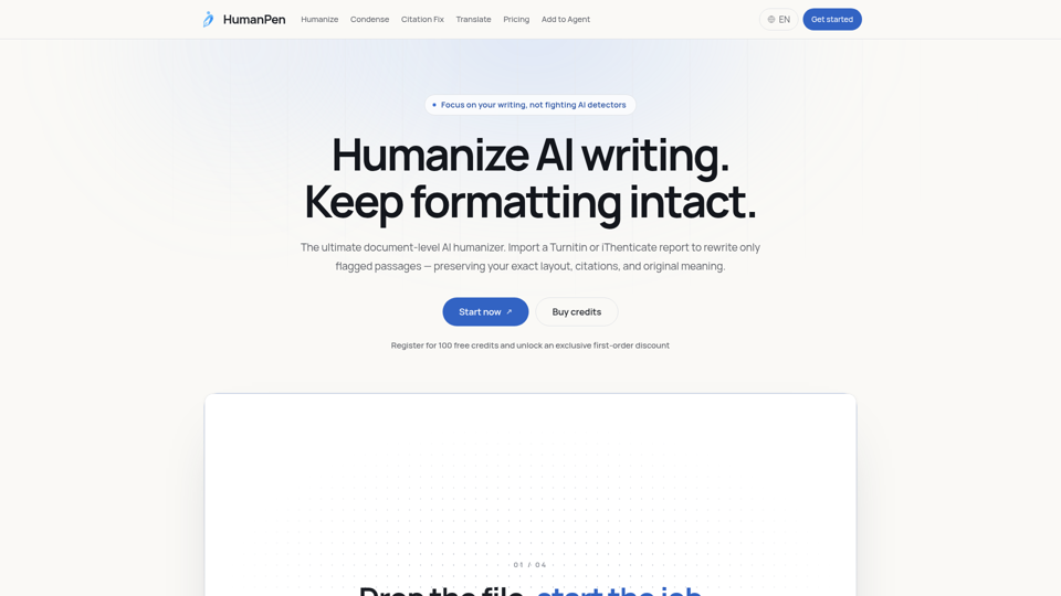 AI Humanizer & Document Tools | HumanPen