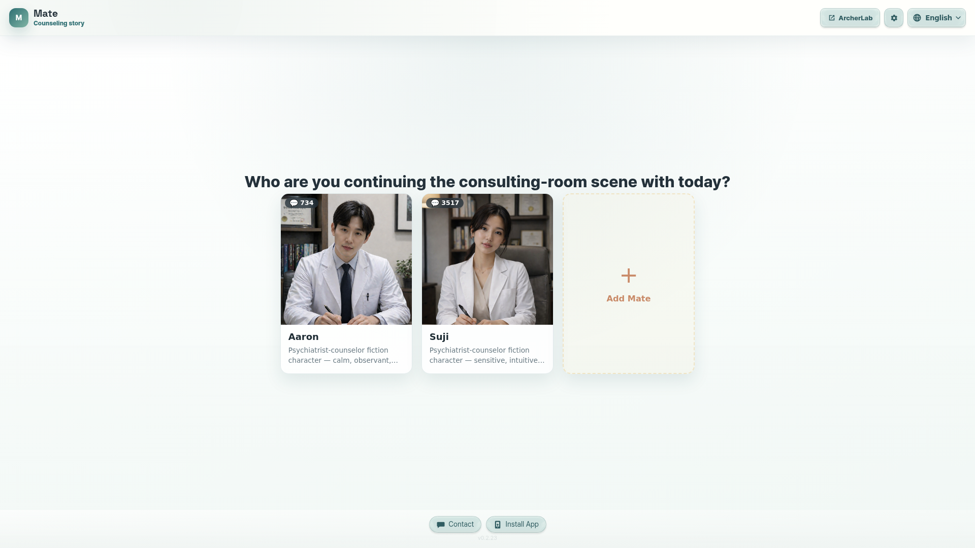 Mate - Free Emotional Support AI Chatbot | No Signup