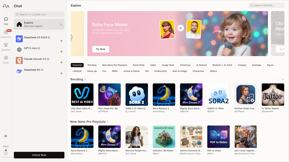 MyShell AI | Build, Share, and Own AI Image Generative APP