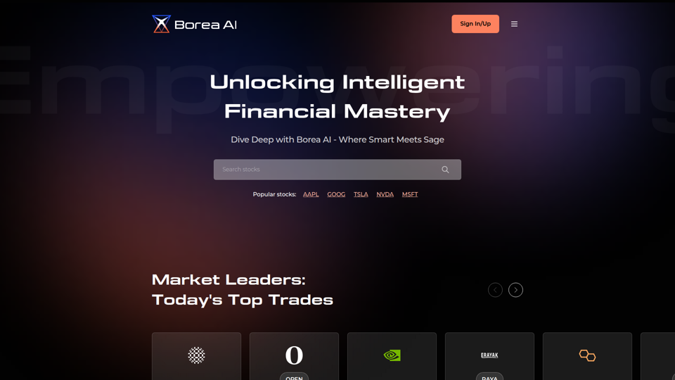 Borea AI | Unlocking Intelligent Financial Mastery