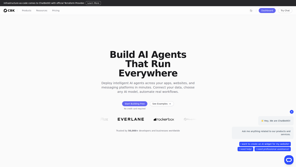 ChatBotKit | AI Agent Infrastructure Platform