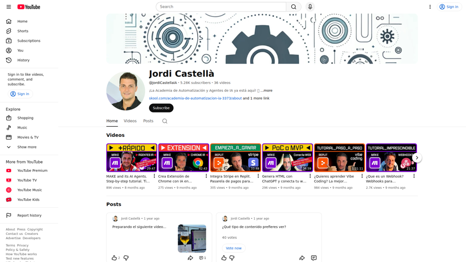 Jordi Castellà - YouTube