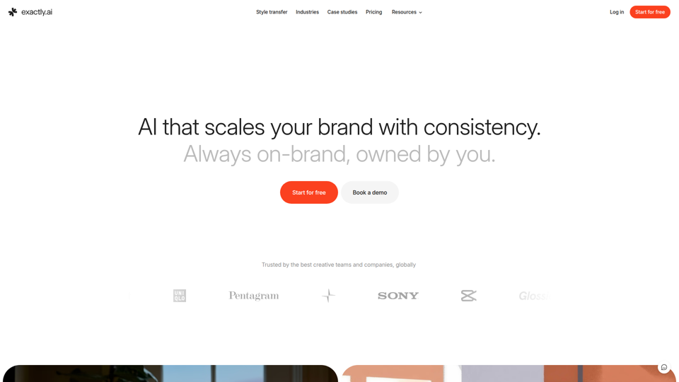 exactly.ai | Entrena IA para replicar el estilo de tu marca