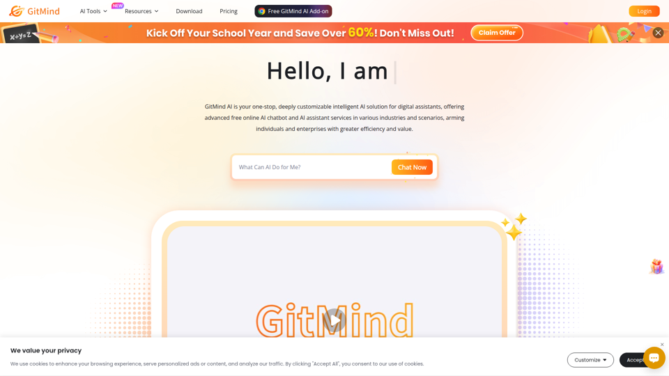 GitMind Chat - Tu mejor asistente de IA
