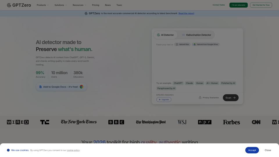AI Detector - Free AI Checker for ChatGPT, GPT-5 & Gemini
