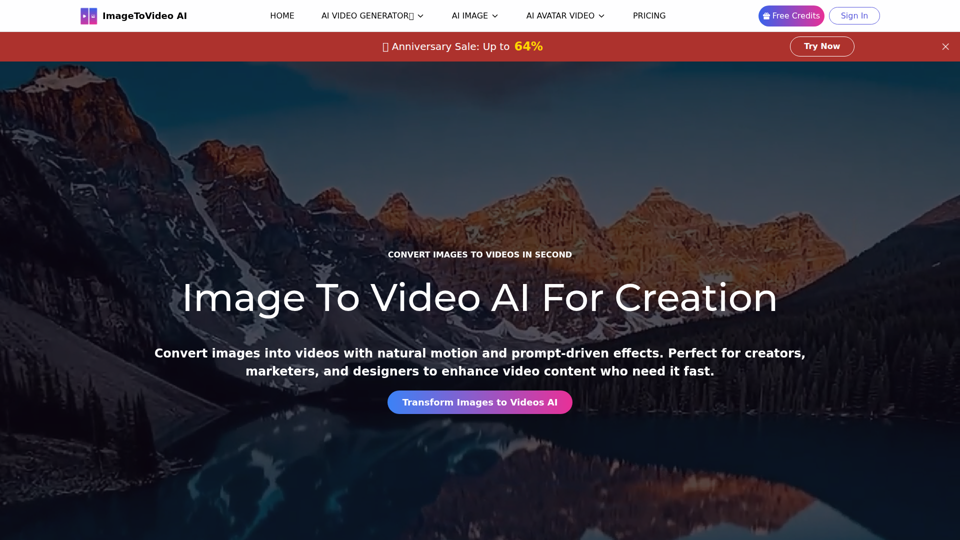 画像から動画へ AI｜画像とテキストを無料で動画に変換