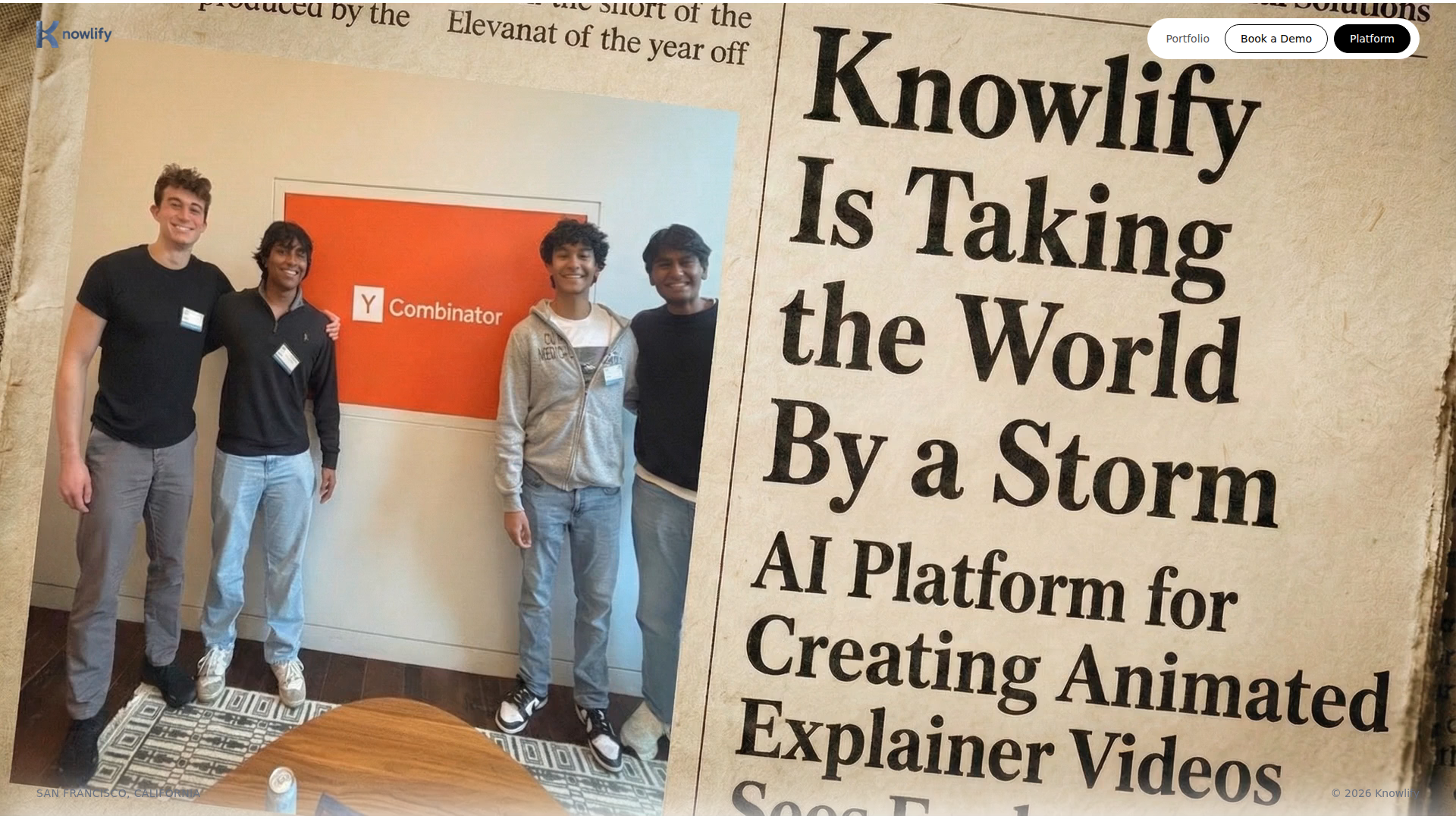 Knowlify | AI 动画解说视频生成器