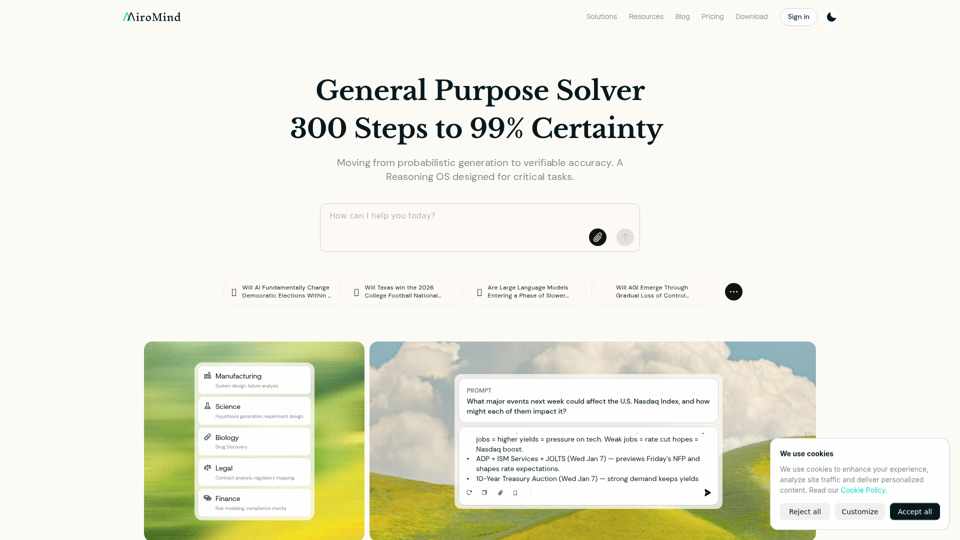 MiroMind | 人間の知能とAIを映し、つなぐ