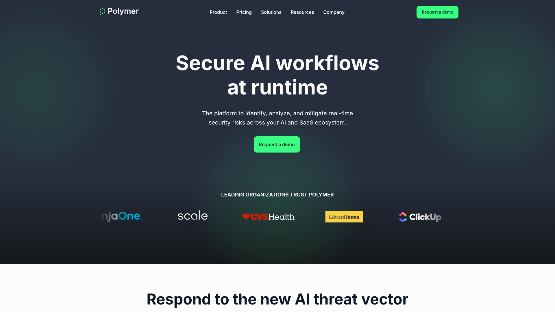 Polymer Runtime Data Security | Secure AI Workflows