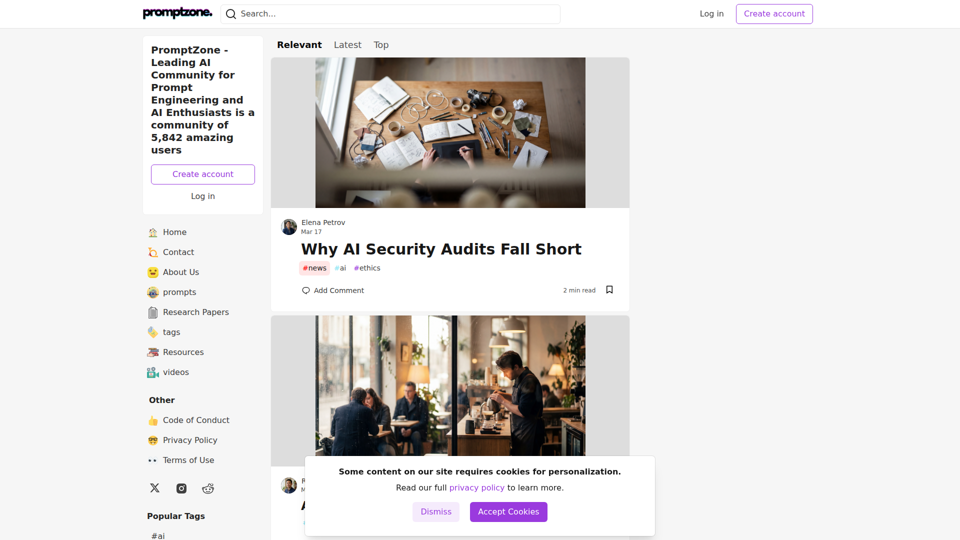 PromptZone - プロンプトエンジニアリングとAI愛好家のための主要なAIコミュニティ