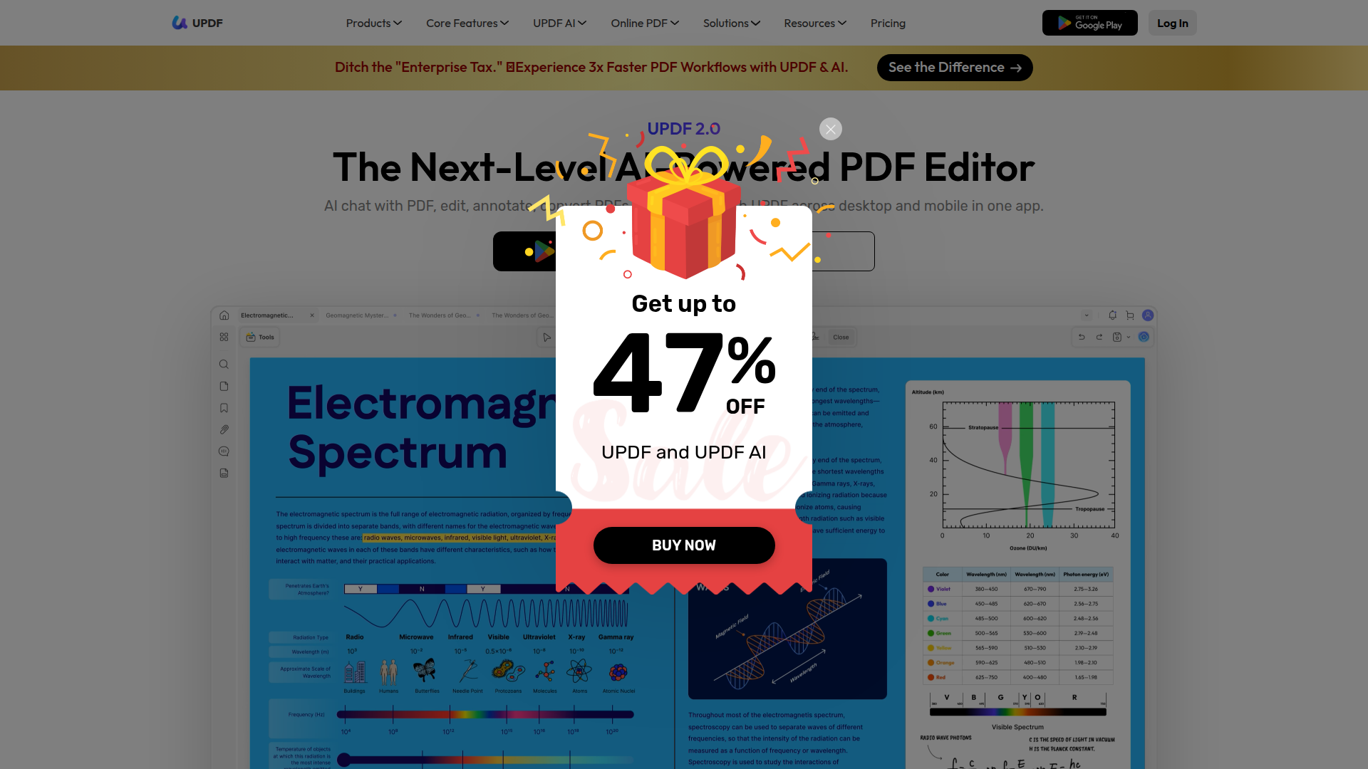 UPDF - 一款集成 AI 的 PDF 编辑器、转换器、注释工具和阅读器