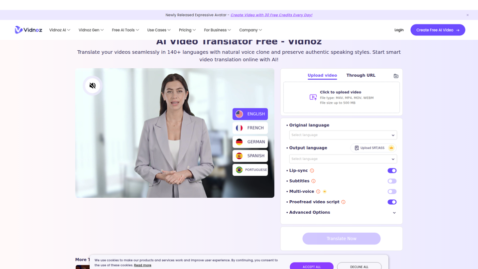 KI-Video-Übersetzer: Videos online in jede Sprache übersetzen