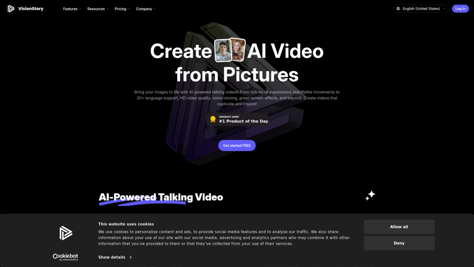 VisionStory – KI-Video, Live-Streaming, Video-Podcast