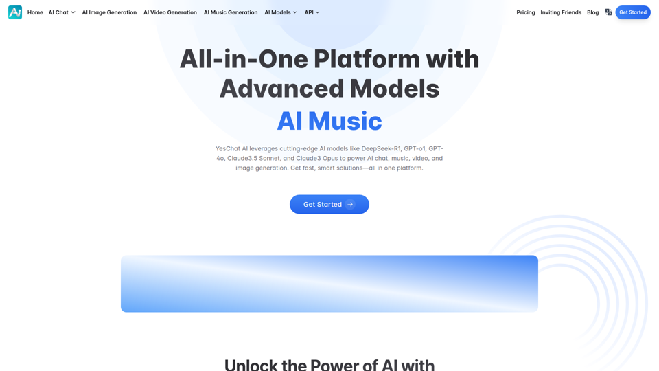 YesChat.ai : des modèles d’IA de pointe pour le chat, la musique et la vidéo