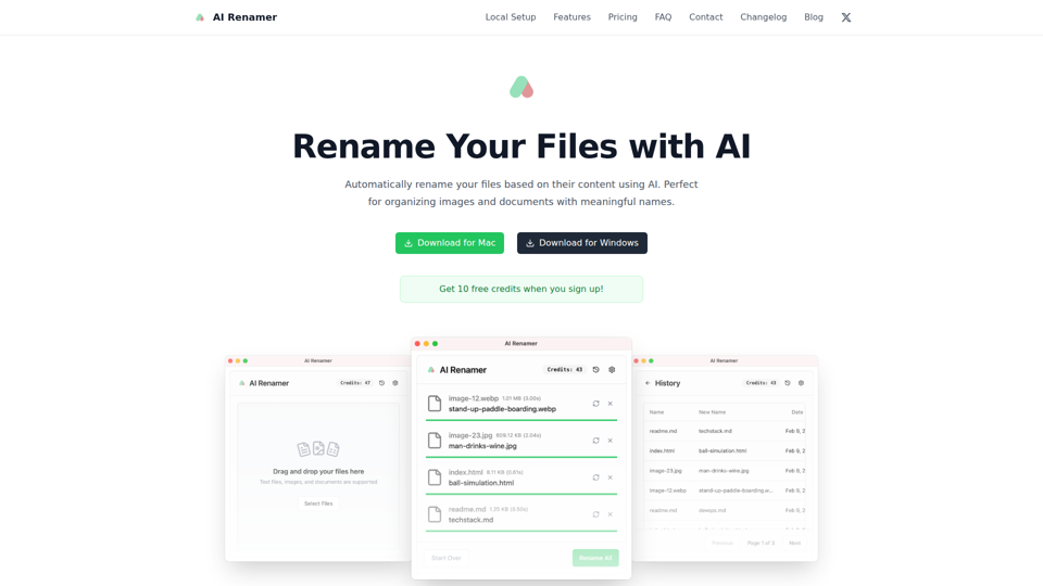 AI Renamer - Cambia el nombre de tus archivos con IA