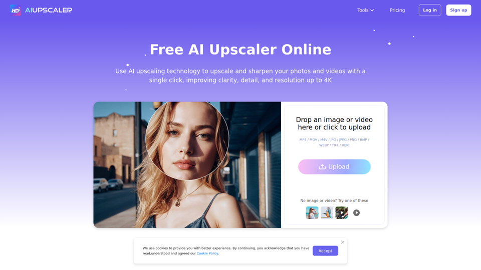 AI Image Upscaler & AI Video Enhancer Online Free